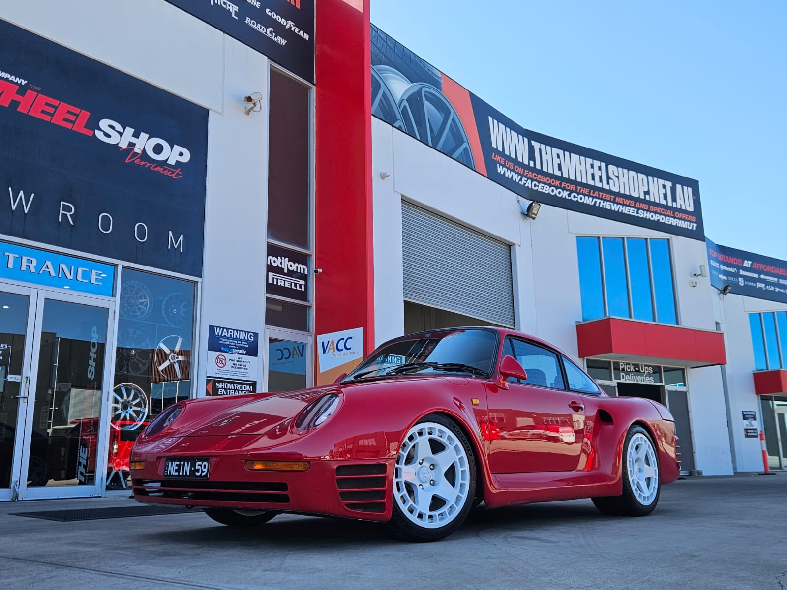 PORSCHE 959 WITH ROTIFORM WHEELS |  | PORSCHE