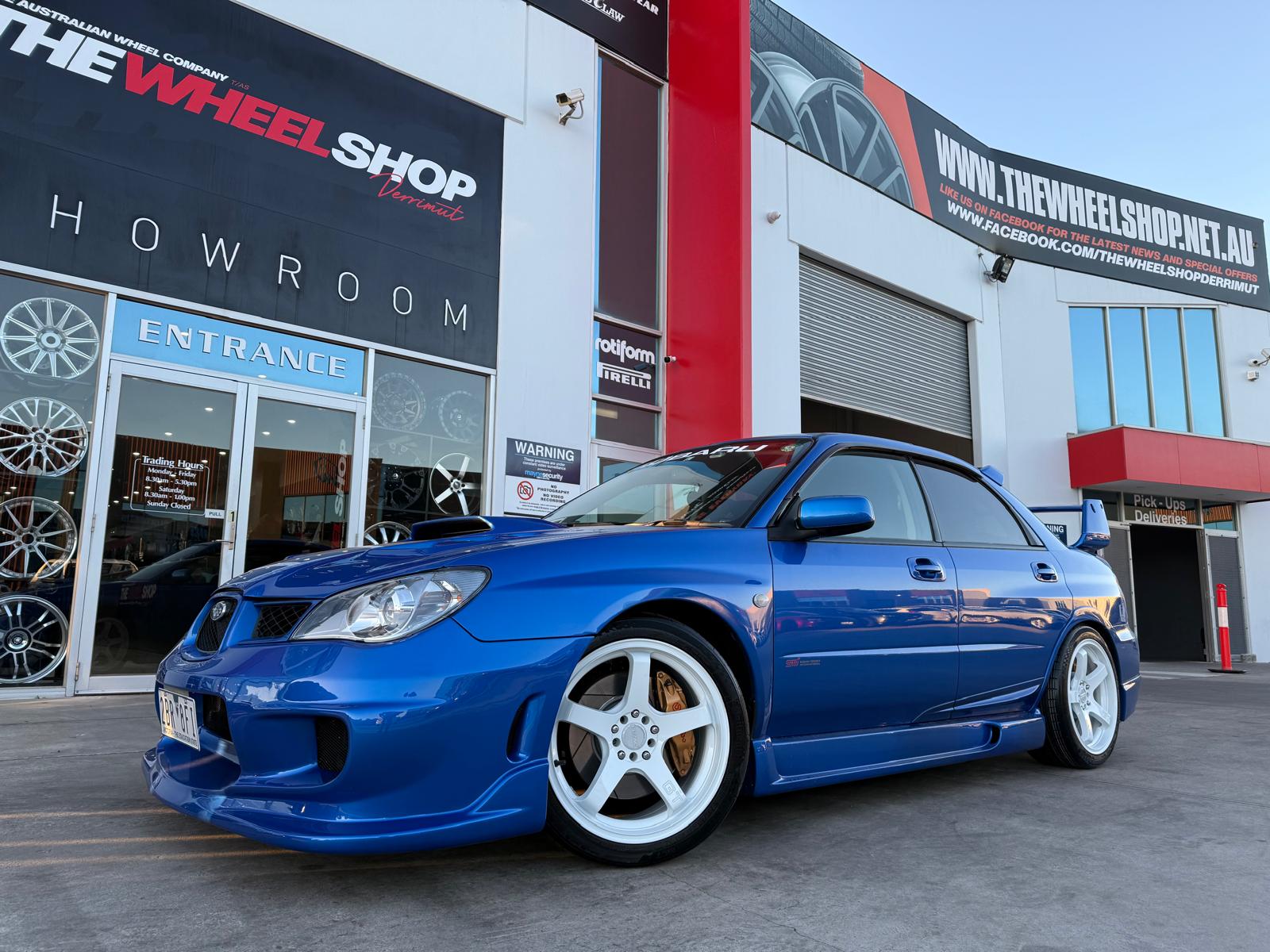 SUBARU WRX WITH HUSSLA GT WHEELS |  | SUBARU