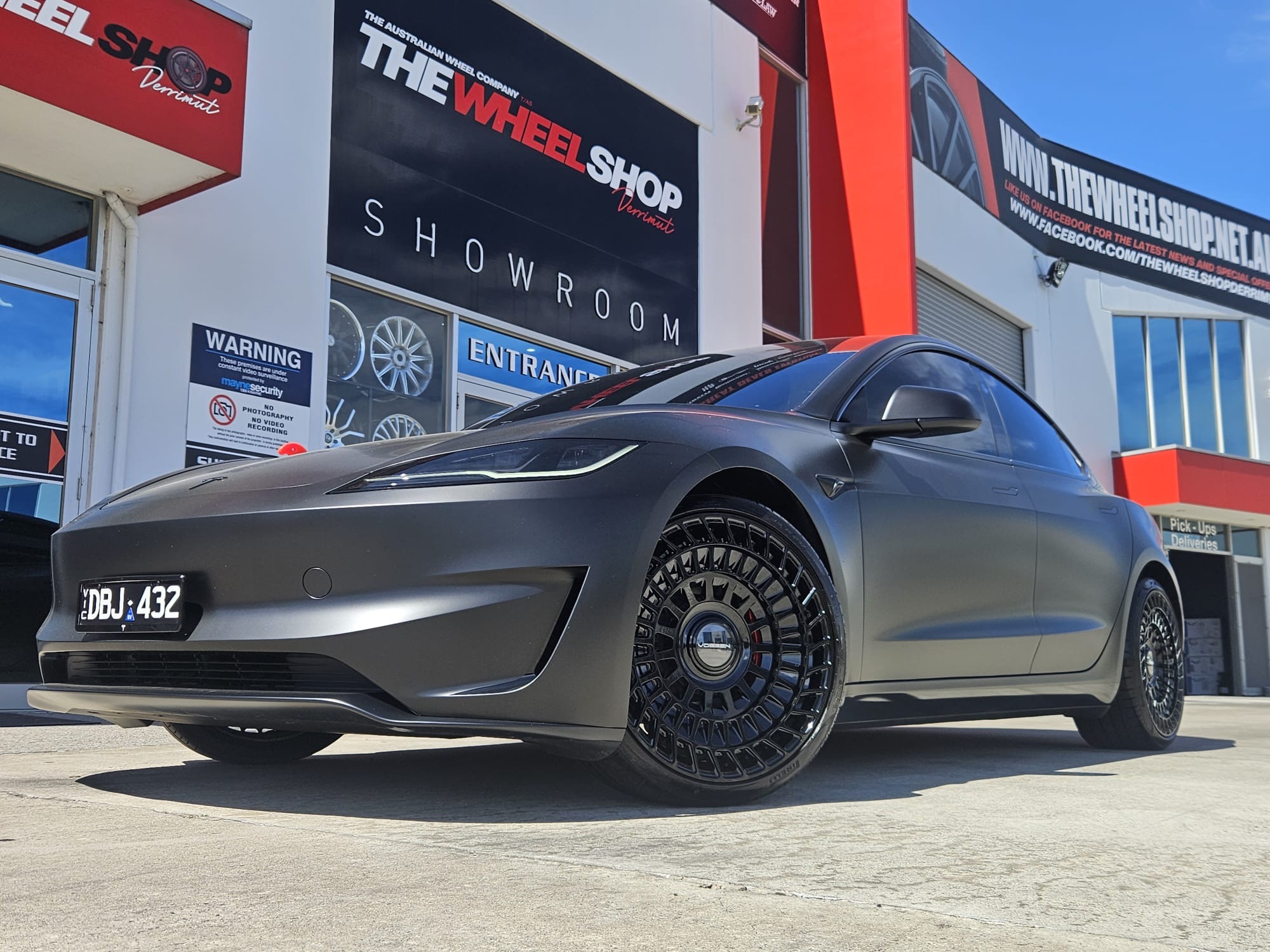 TESLA WITH VOSSEN WHEELS |  | TESLA