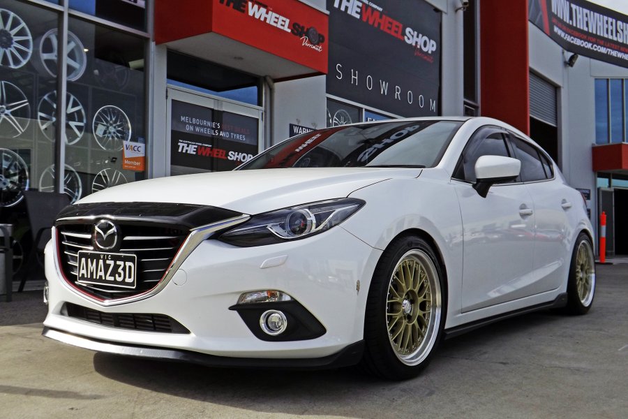 MAZDA 3 WITH HUSSLA 021 WHEELS  |  | MAZDA