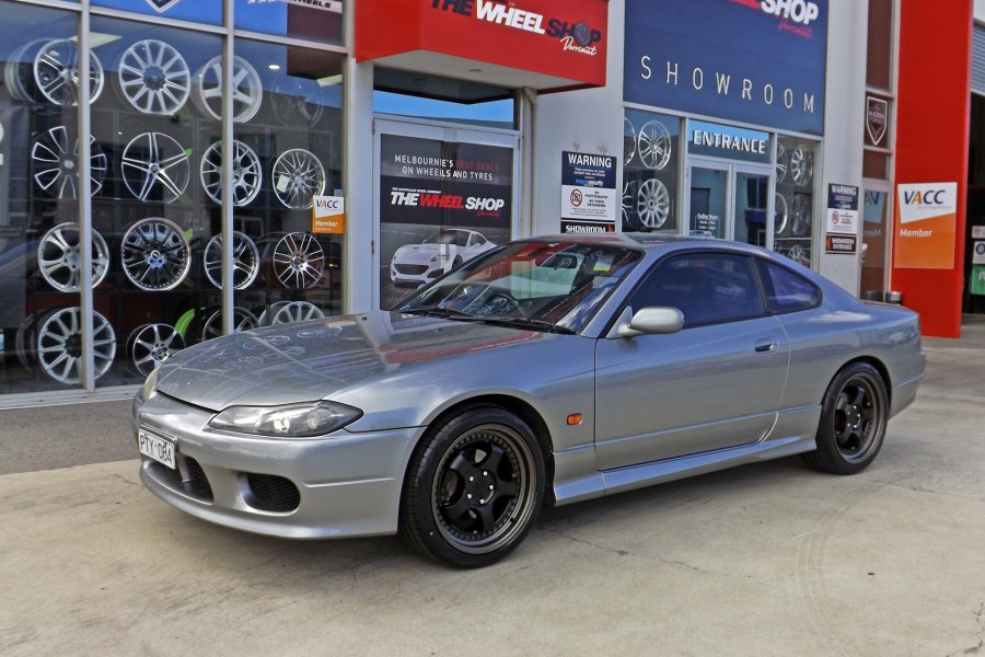 NISSAN 200SX WITH 18 INCH HUSSLA ZEN WHEELS  |  | NISSAN