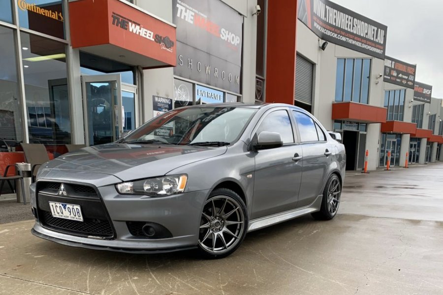 MITSUBISHI LANCER WITH 18 INCH XXR WHEELS  |  | MITSUBISHI